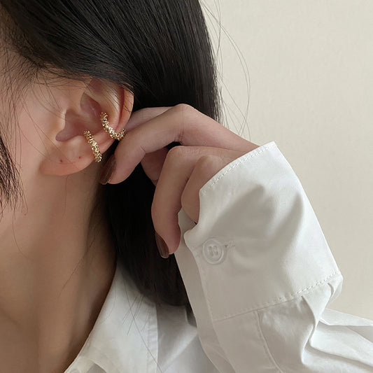 Refined Personalized Super Flash Pinion Temperament Wild Ear Clip