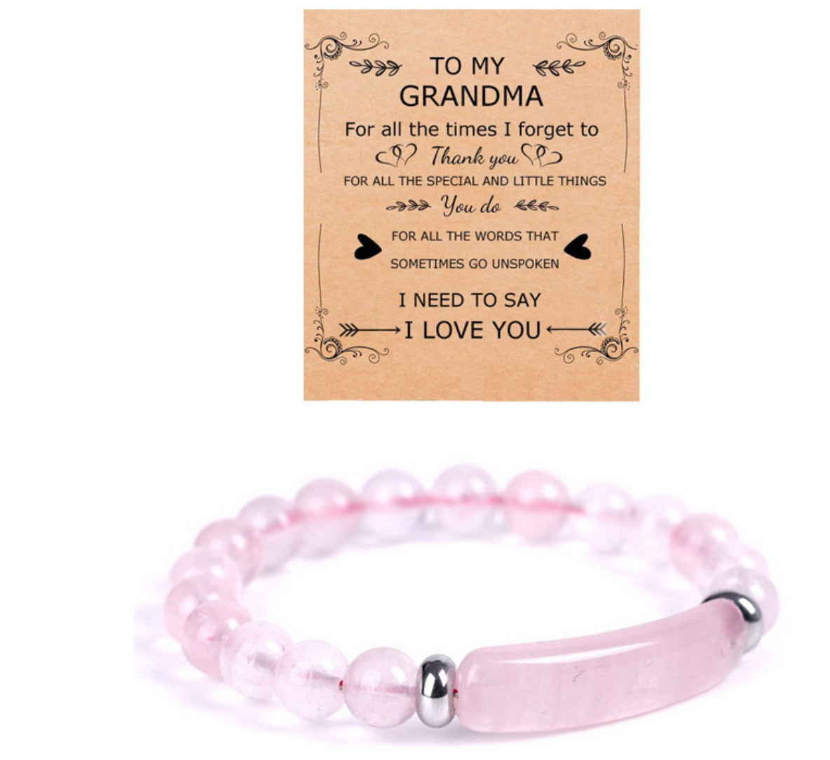 Mother's Day Tigereye Obsidian Pink Crystal Green Bracelets