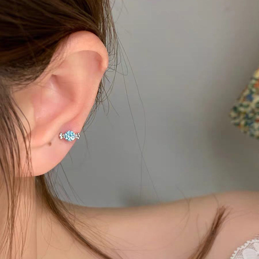 Titanium Steel Ear Bone Sleeping No Need Stud Earrings
