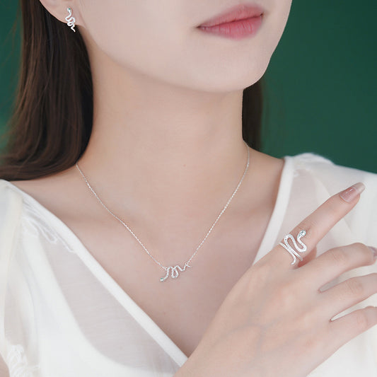 Sterling Sier Snake Female Original Life Necklaces