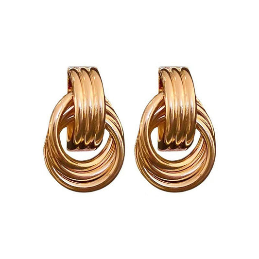 Women's Round High-grade Light Luxury Minority Design Tassel Earrings