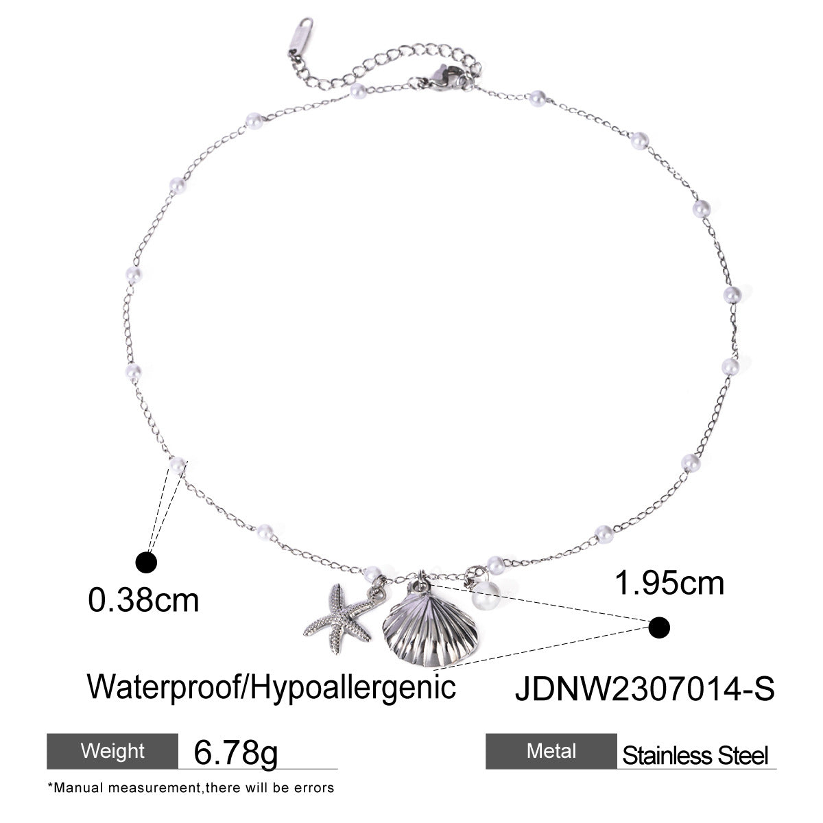 Series Pearl Accessories Fashion Starfish Shell Necklaces