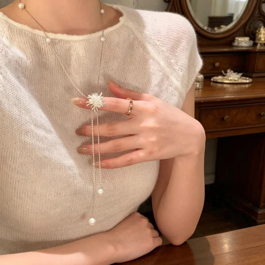 Women's Tassel For Fashion Light Luxury Long Necklaces