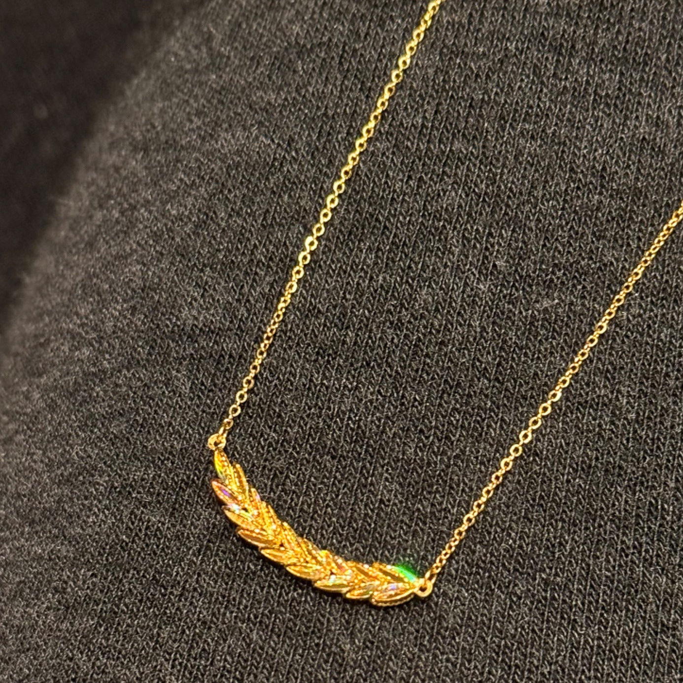 Women's Panicle Safe Ancient Brushed Wheat Exquisite Necklace