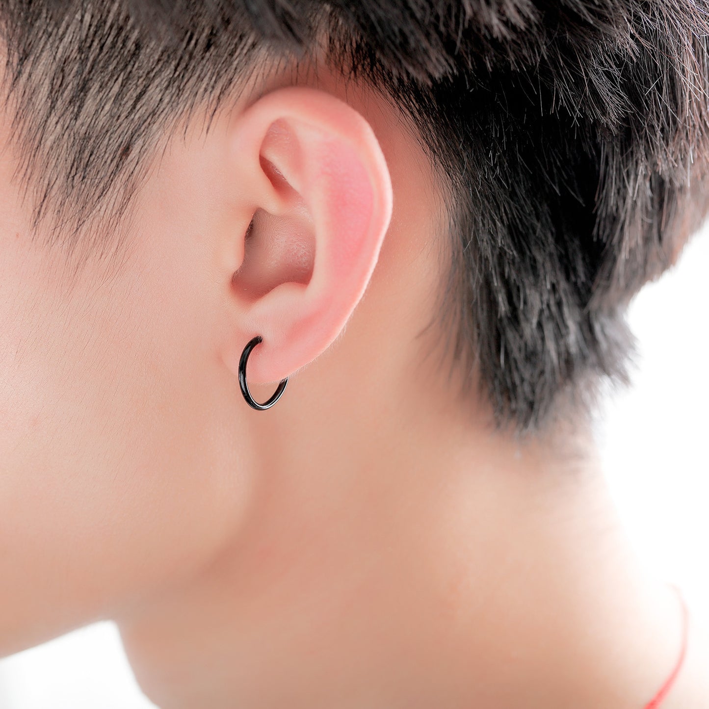 Stylish Simple Versatile Stainless Steel Street Earrings