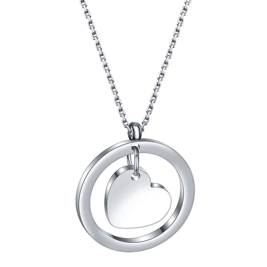 Simple Stylish Personality Glossy Round Hollow Necklaces