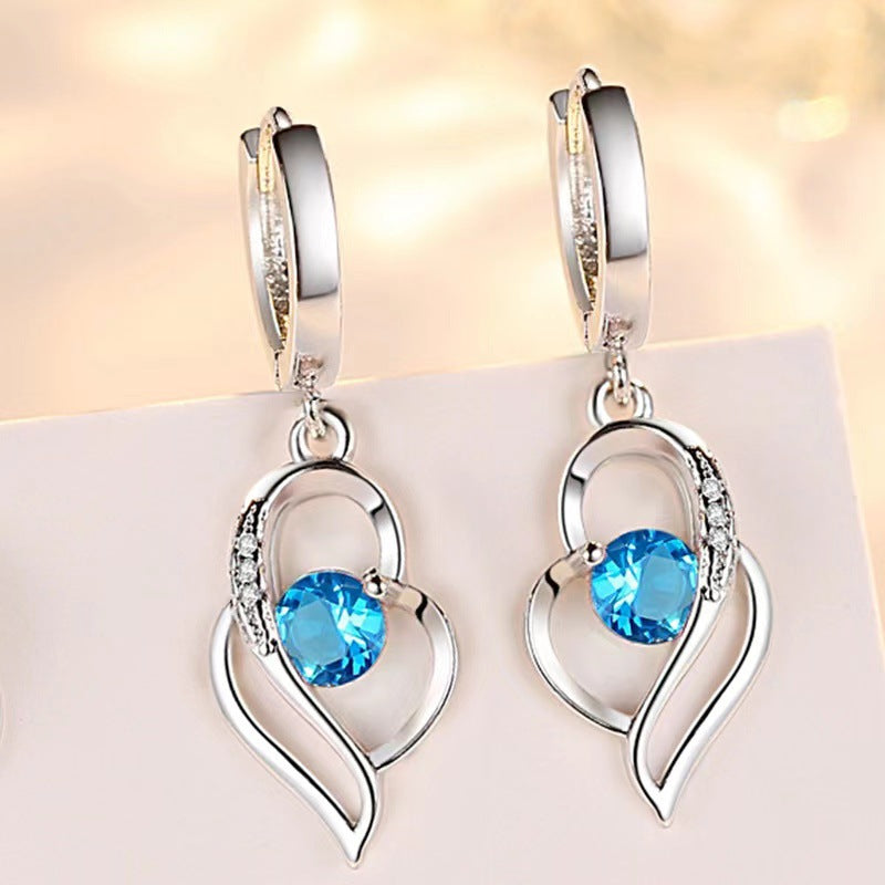 Sier-plated Soft For Graceful Ear Ornaments Earrings