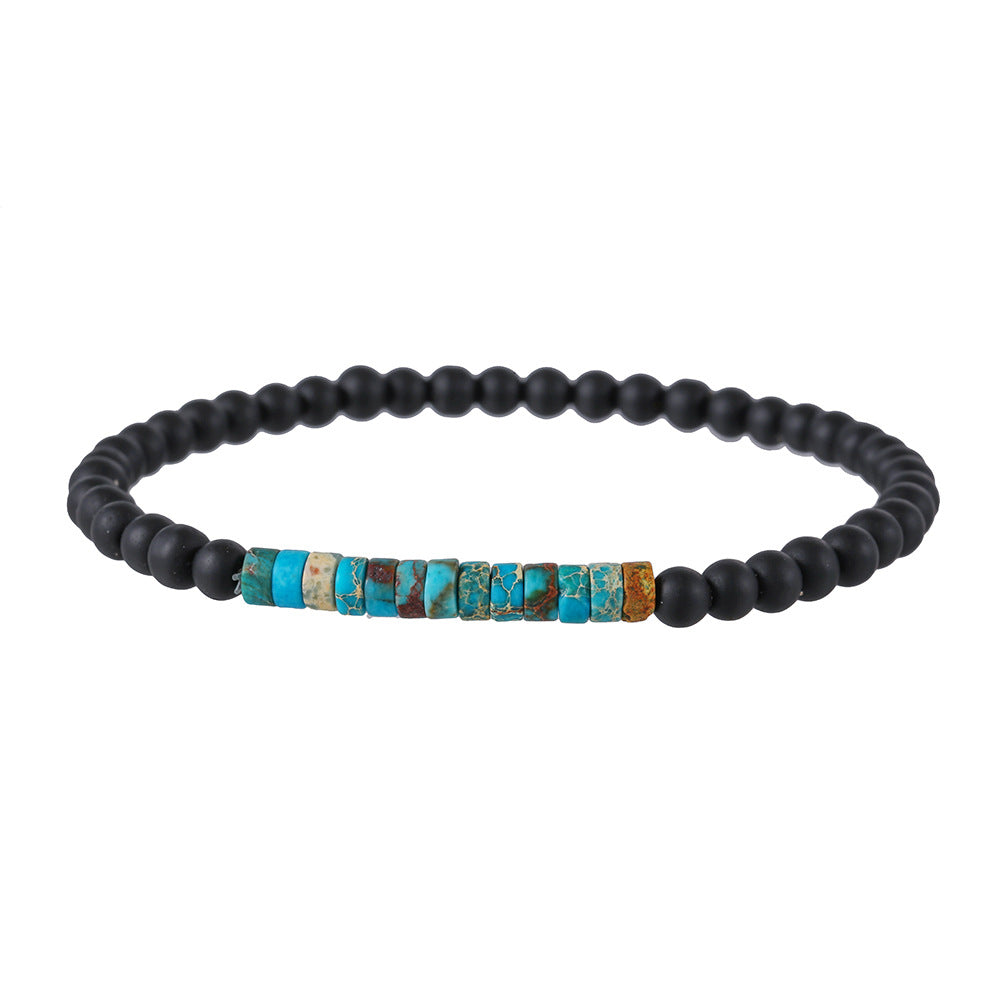 Men's Turquoise Wooden Bead Trendy Fashion Joker Bracelets