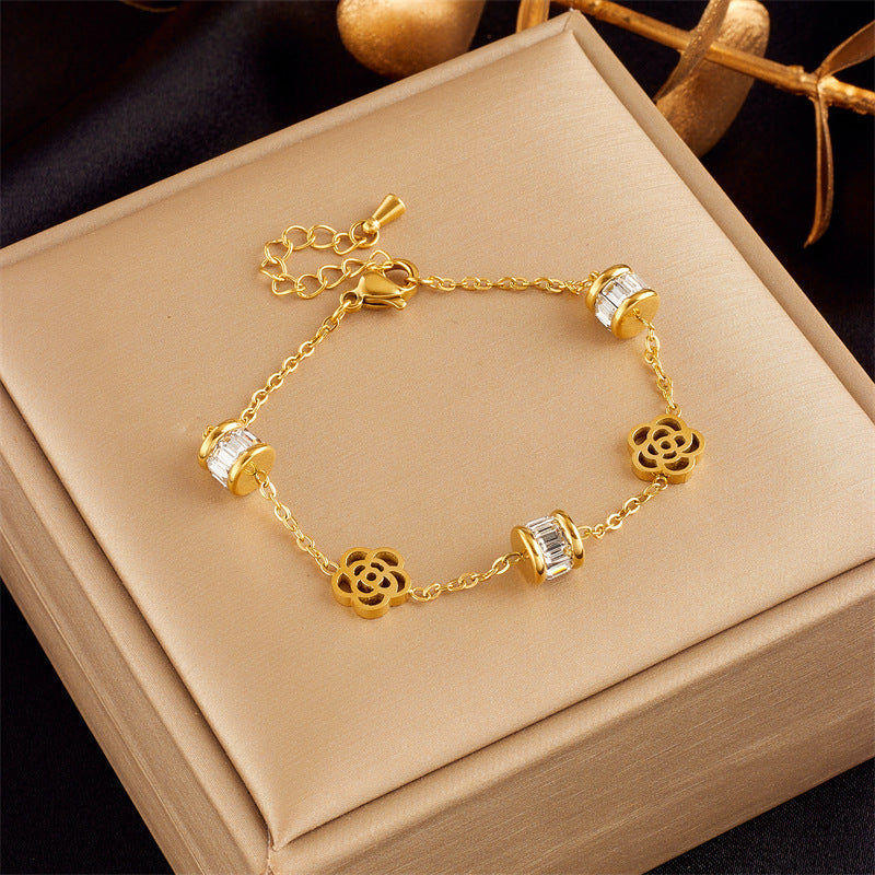 Design Light Luxury Temperament Gold-plated Butterfly Bracelets