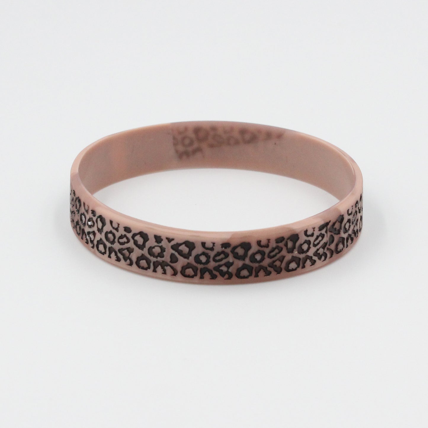 Durable Leopard Print Silicone Tiger Concave Bracelets