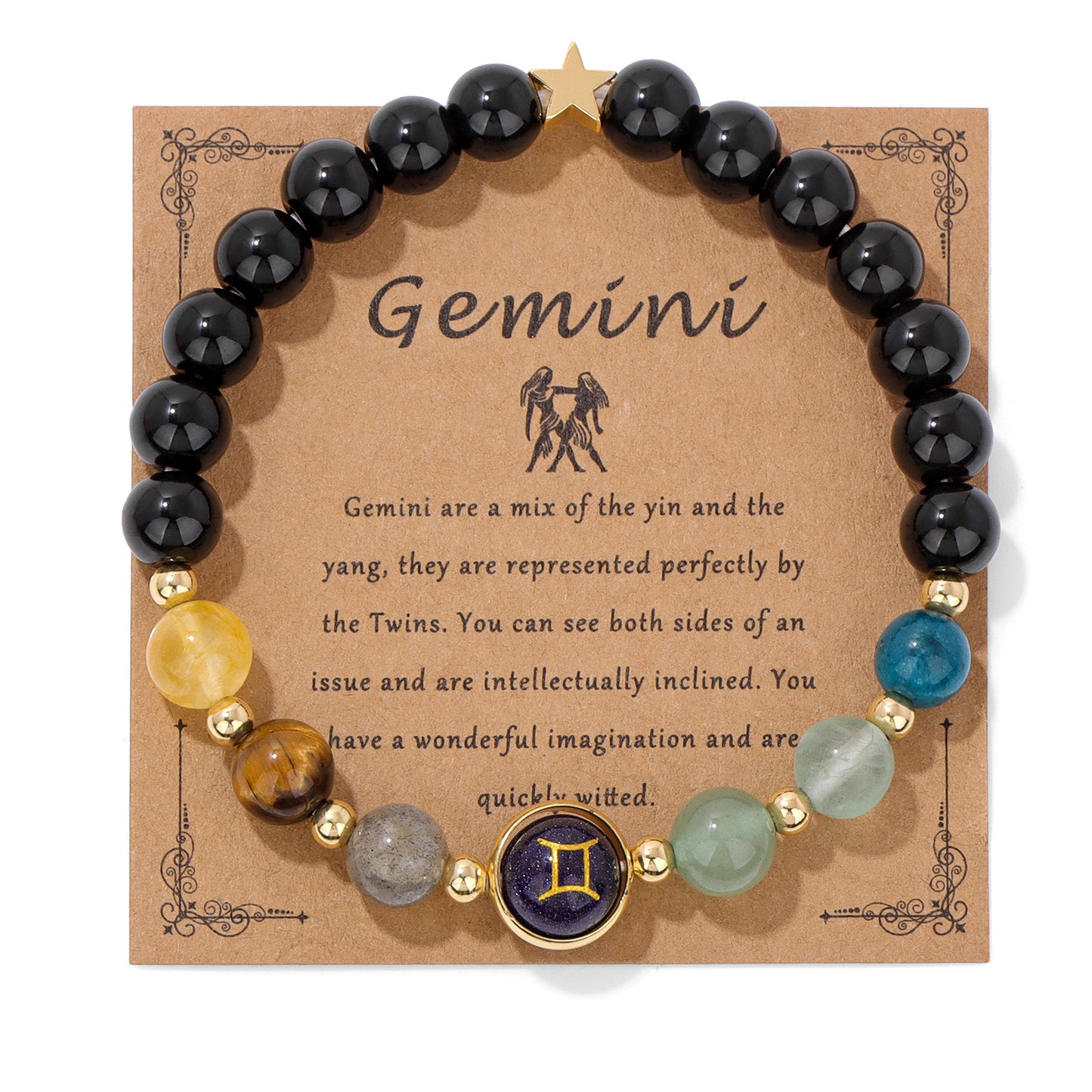 Constellation Beads Card Set Birthday Anniversary Bracelets