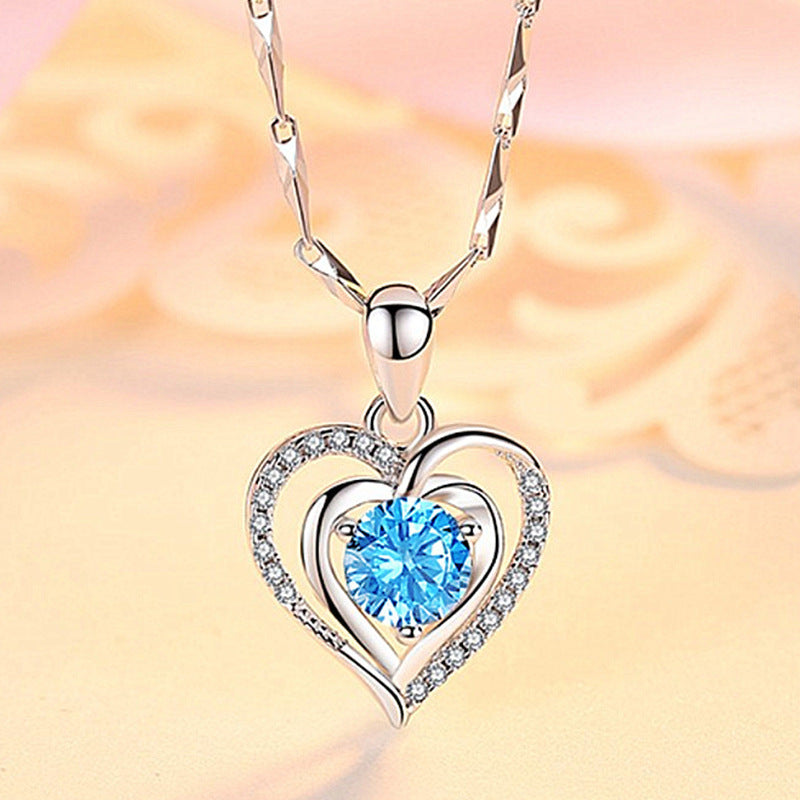 Style Romantic Courtesy Sweet Confession Meet Heart-shaped Creative Necklaces