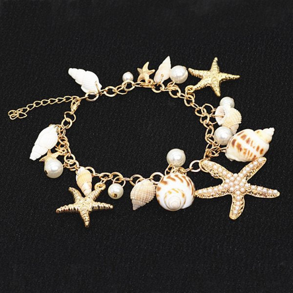 Bohemian Starfish Shell Conch Beads Stringed Bracelets