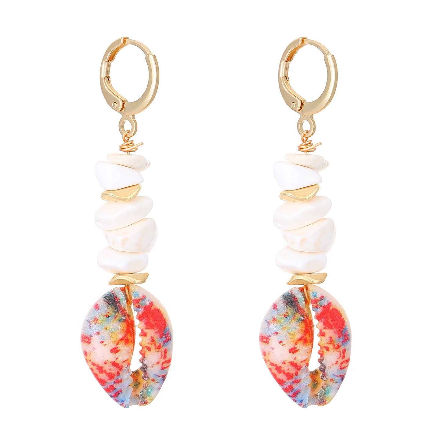 Starfish Spiral Pattern Ear Wind High Sense Ocean Jewelry Set