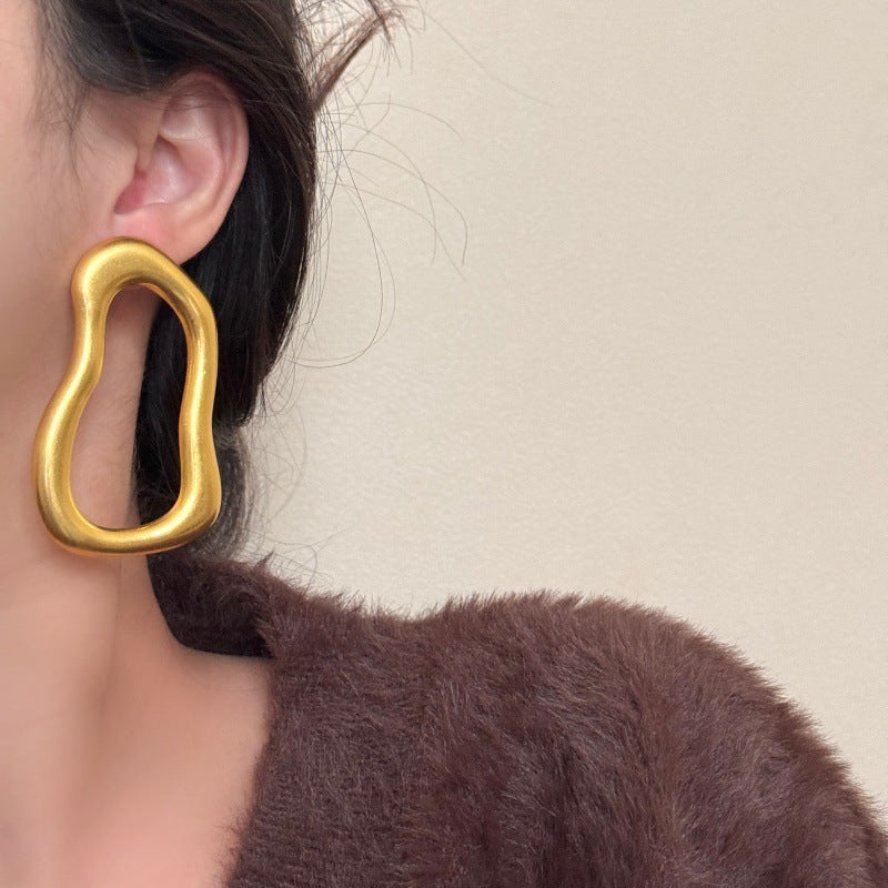 Hollow Personality Eardrops Sweet Cool Hot Earrings