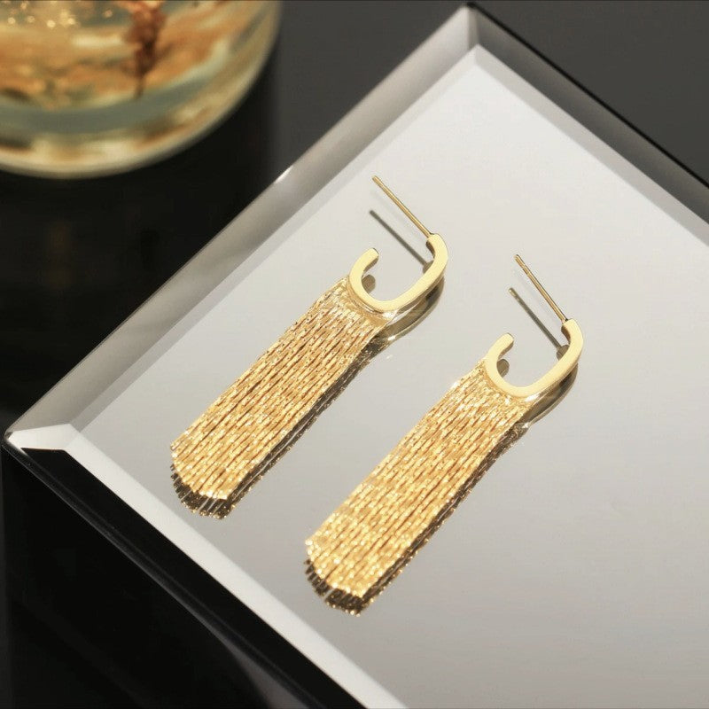 Women's Tassel For Light Luxury Minority Design Earrings