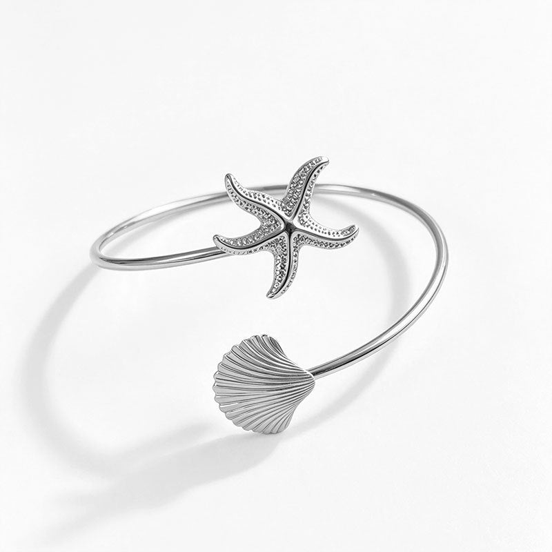 Women's Ocean Series Metal Opening Armband Personality Special Interest Bracelets