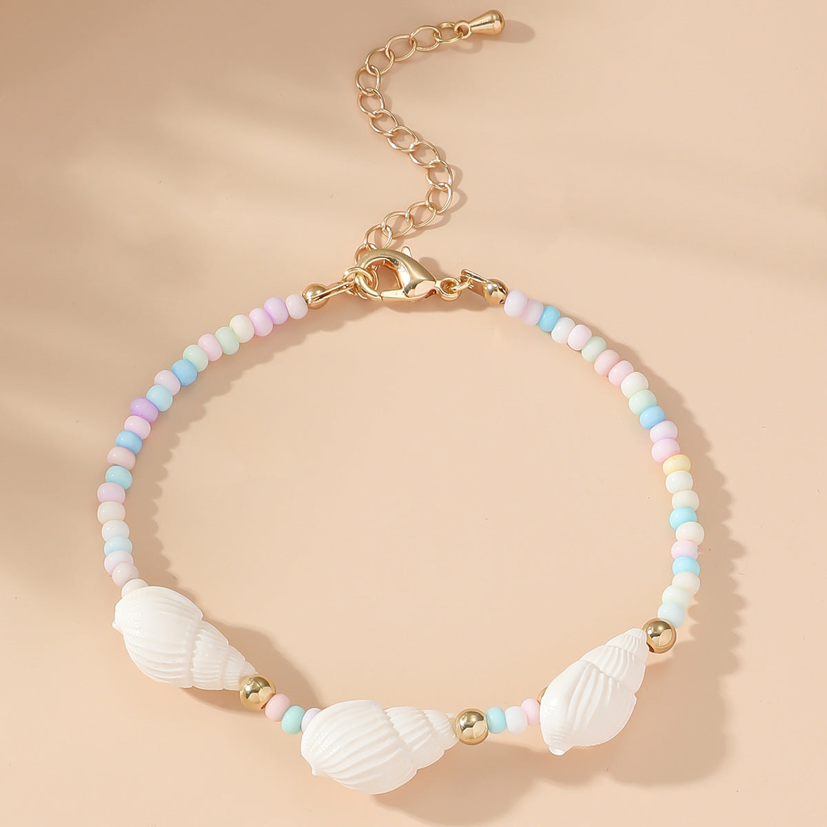 Ornament Colorful Bead Conch Popular Summer Beach Shell Bracelets