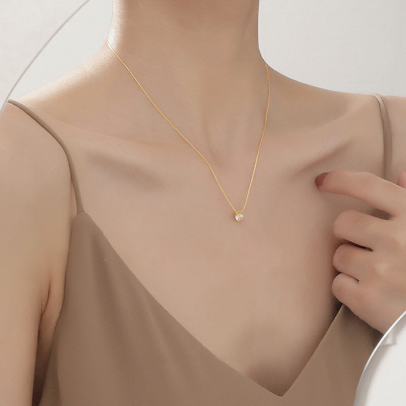 Female Summer Clavicle Chain Special Interest Light Luxury Accessories Necklaces