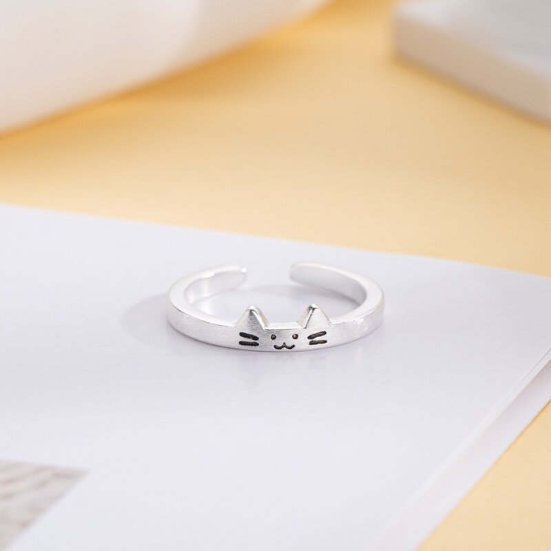 Kitten Puppy Couple Personality Overlay Combination Rings
