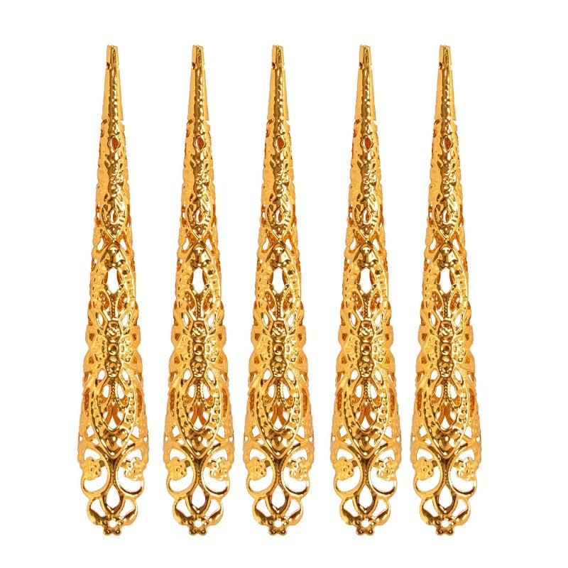 Women's Props Golden Young Of India Nails Rings