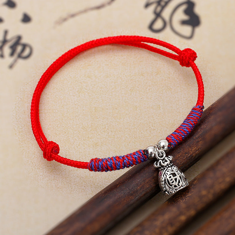 Red Rope Hand-woven Life Good Luck Bracelets