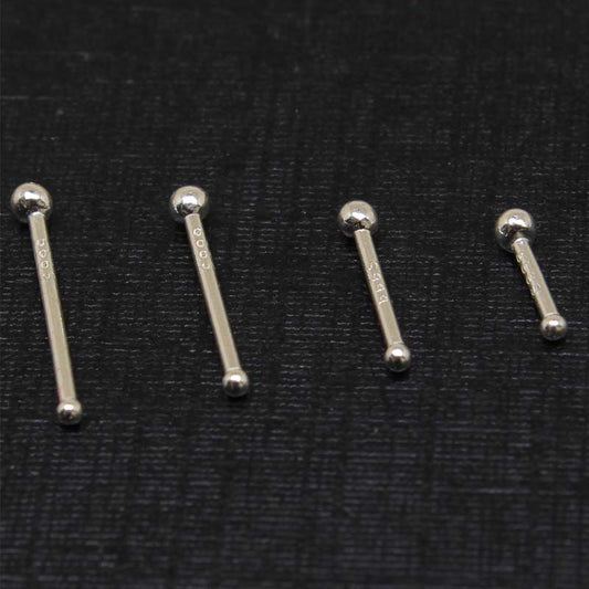 Women's & Men's Stretcher Auricular Needle Stick Two Ends Round Earrings