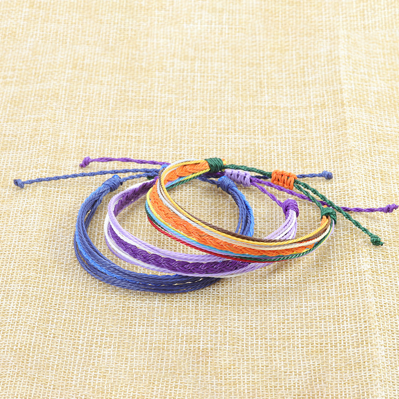 Woven Hand Strap Bohemian Style Twist Bracelets