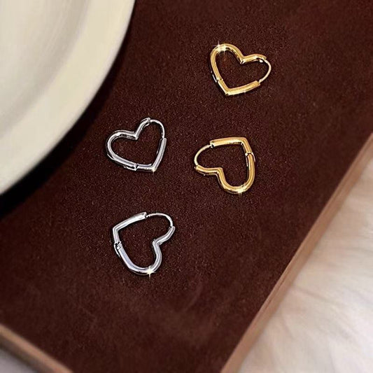 Women's Style Fresh Simple Ear Clip Wave Light Luxury Minority Stud Earrings