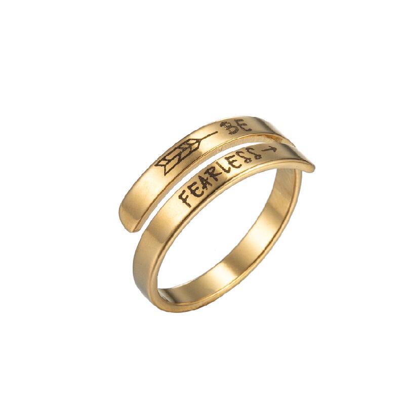 Women's Vintage Open Fashion Stainless Steel Adjustable Rings