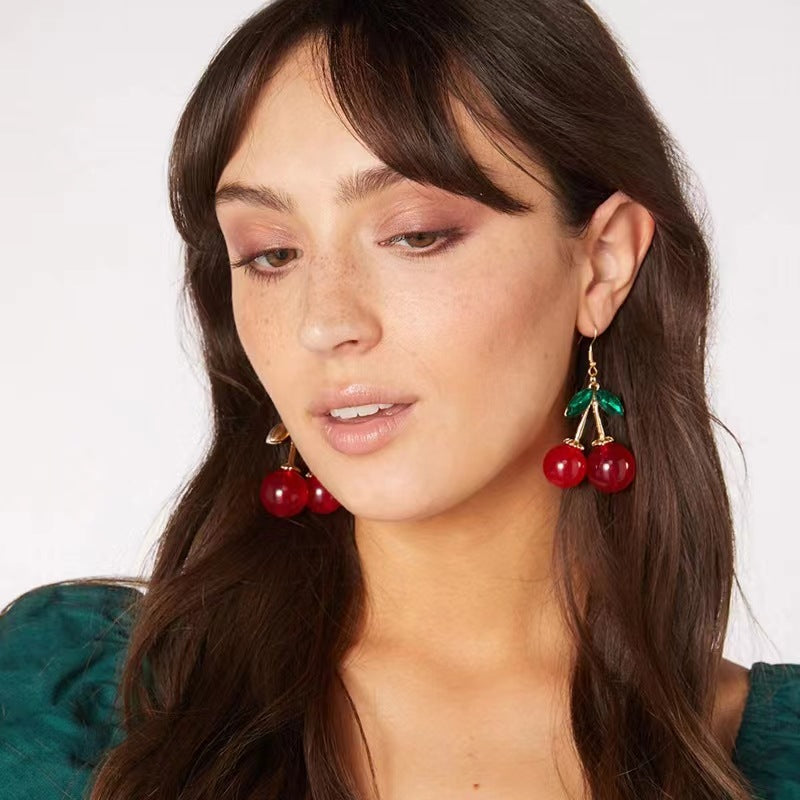 Durable Tassel Alloy Cute Texture Eardrop Earrings