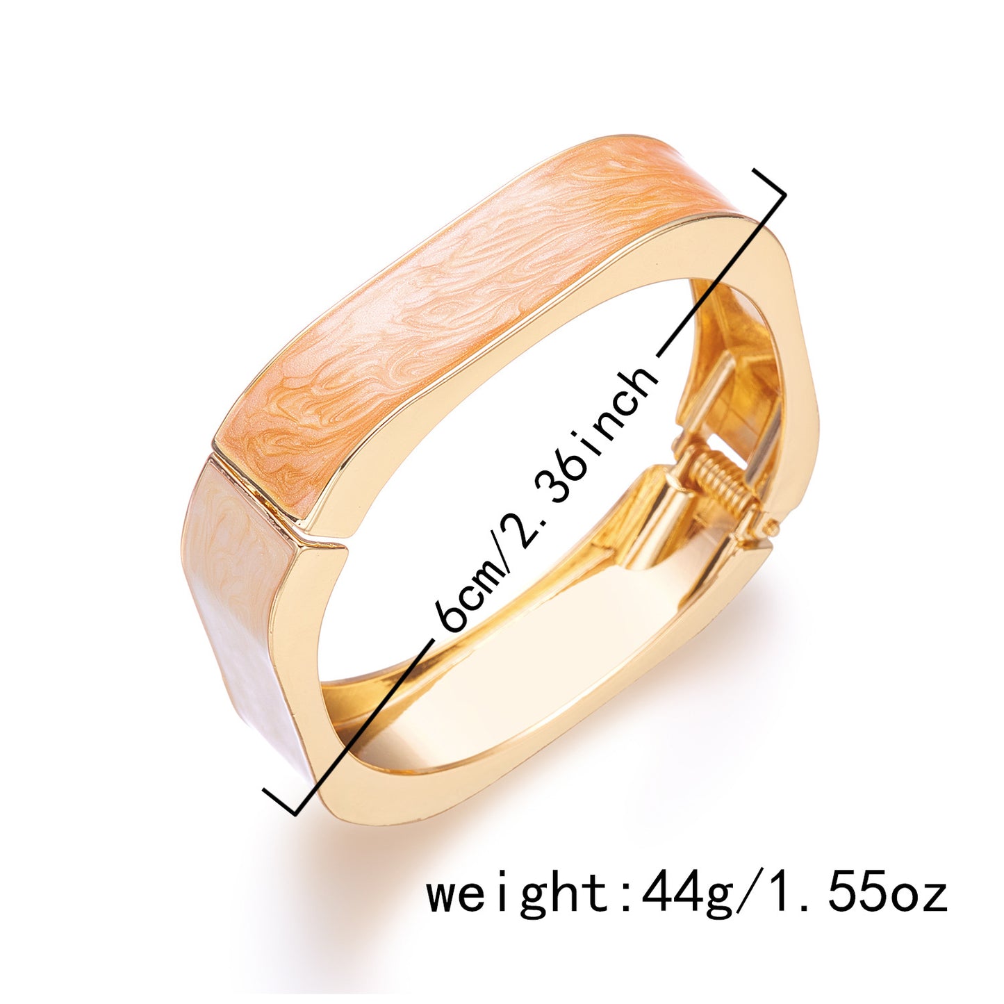 Dripping Wide Retro Style Exaggerated Opening Bracelet