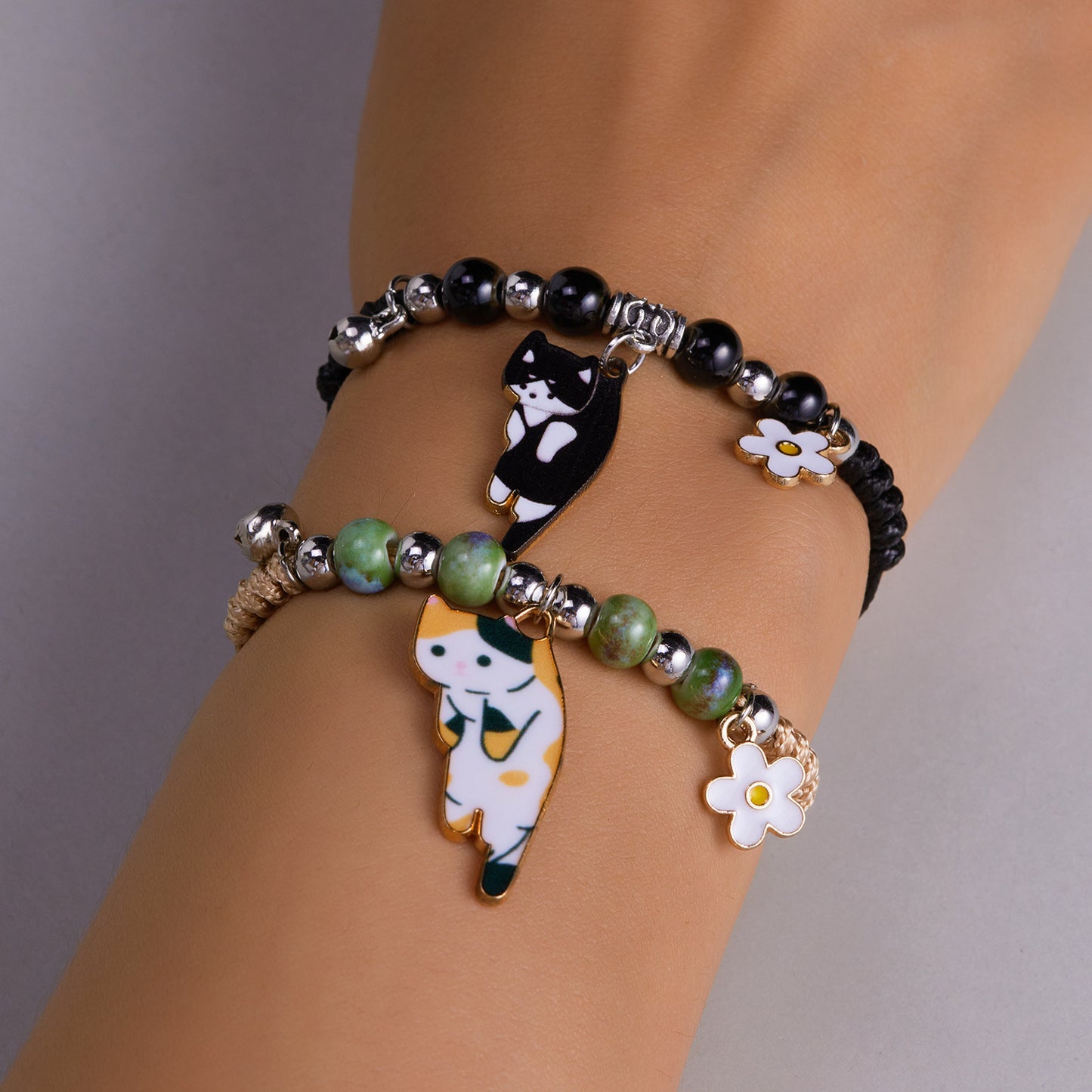 Fashion Cartoon Cat Design Sense Simple Bracelets