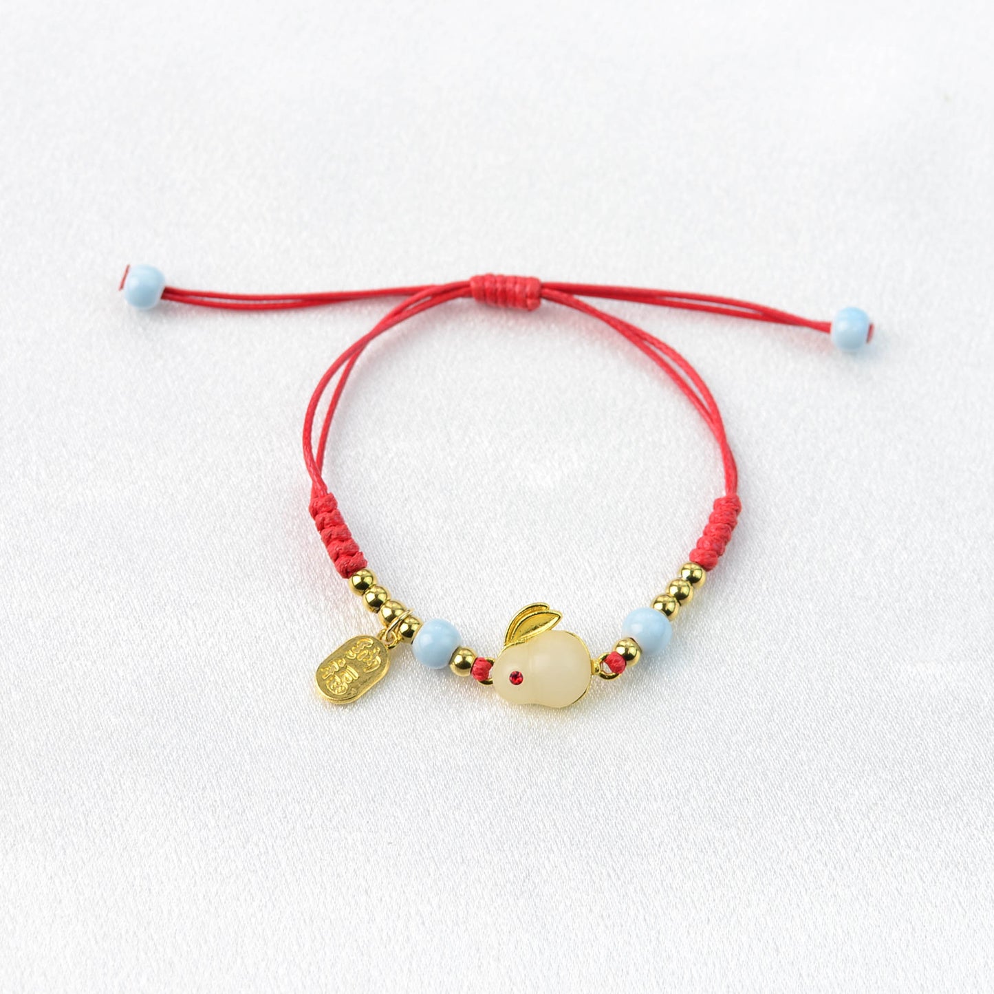 Women's Lucky Jade Hare Gift Life Chinese Bracelets