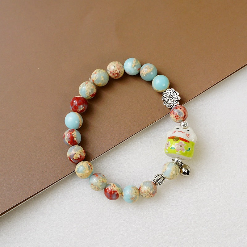 Female Girlfriends Ethnic Ceramic Color Handmade Bracelets