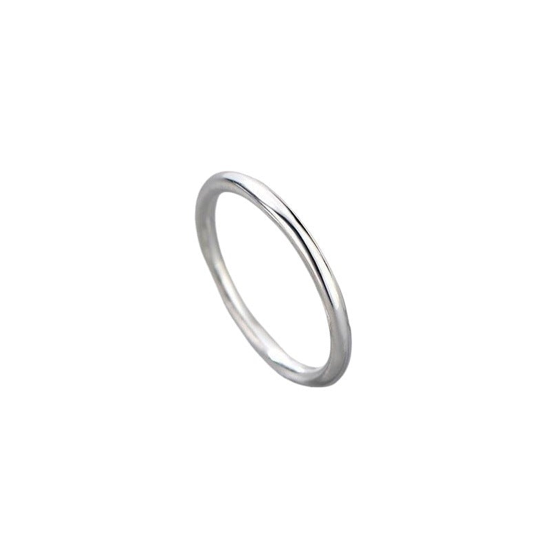 Simple Closed Female Light Luxury High-grade Sense Niche Extremely Fine Ring