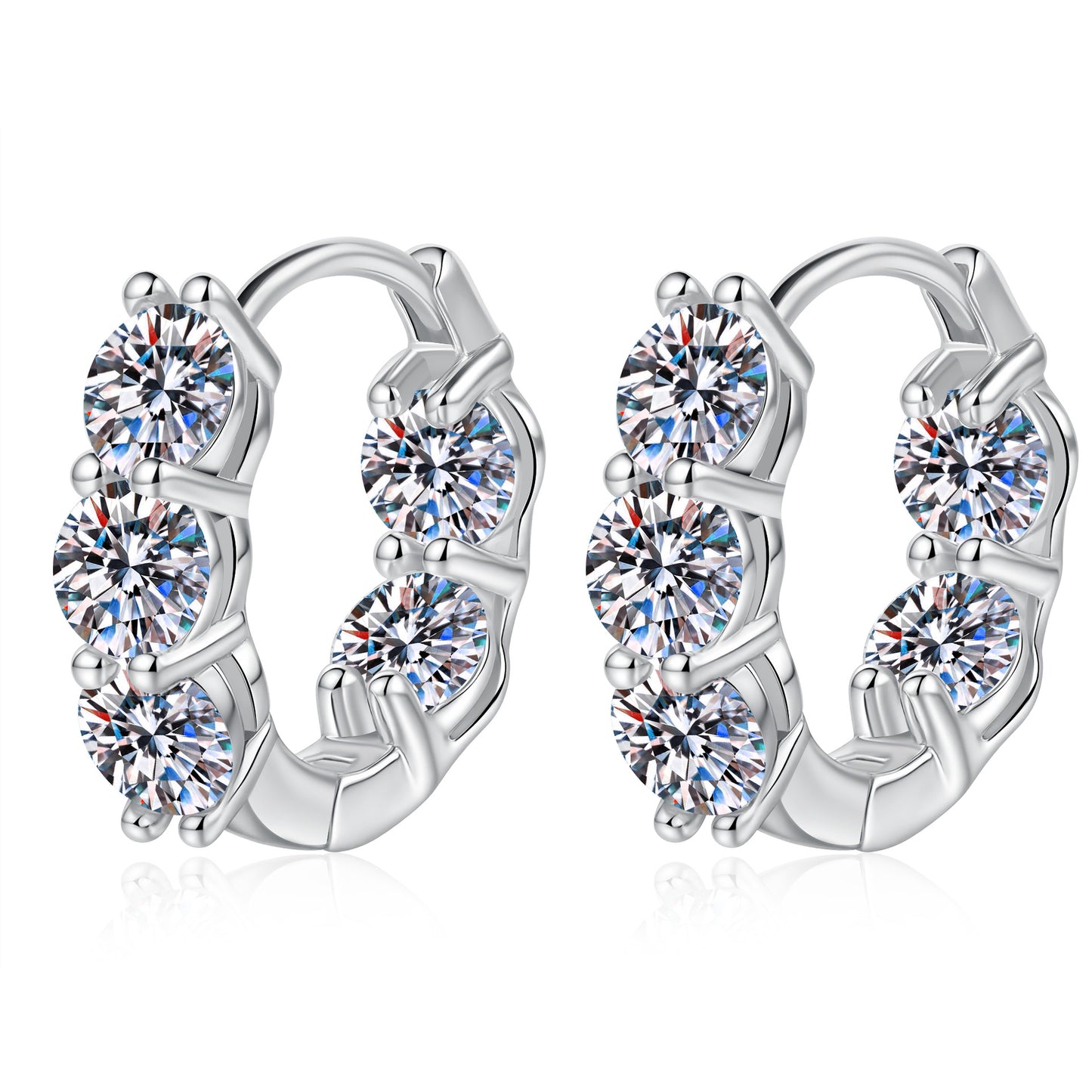 New Sterling Sier Ear Clip Female Earrings