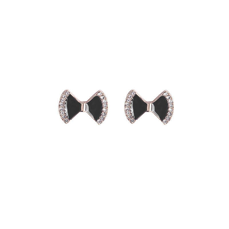 Needle Light Luxury French Pearl Retro Design Cat Eye Star Stud Earrings