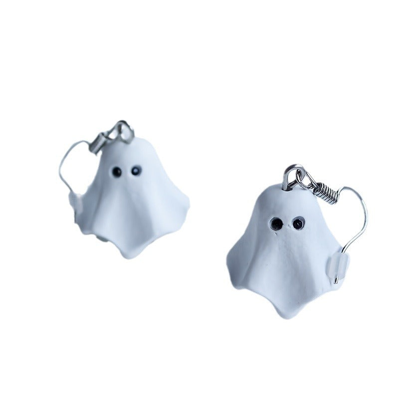 Classic Cute Ghost Cartoon Carnival Party Earrings