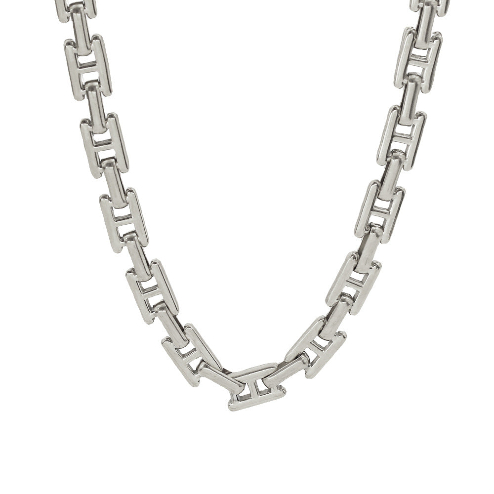 Trendy Stainless Gold Handmade Chain Waterproof Jewelry Set