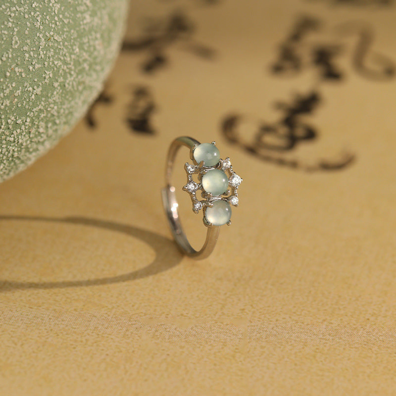 Style Gourd Jade Female Niche High-grade Light Luxury Ring