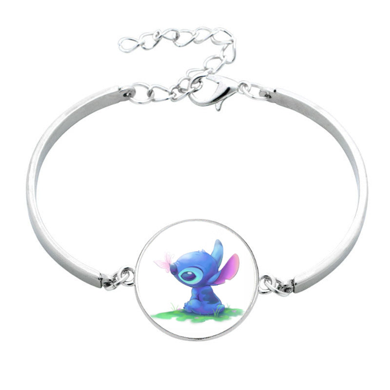 Star Stitch Cartoon Pattern Time Stone Bracelets