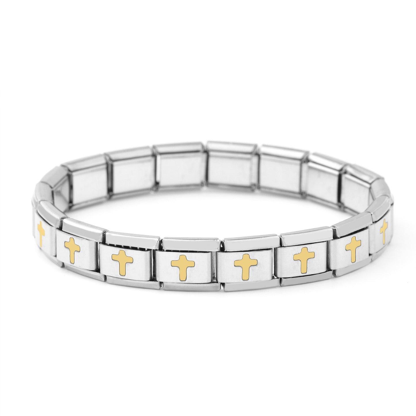 Stainless Steel Module Classic Creative Cross Series Bracelets