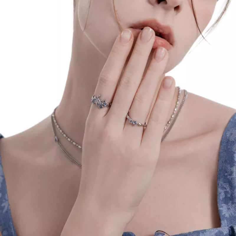 Open Female Design Trendy Cool Simplicity Personality Ring