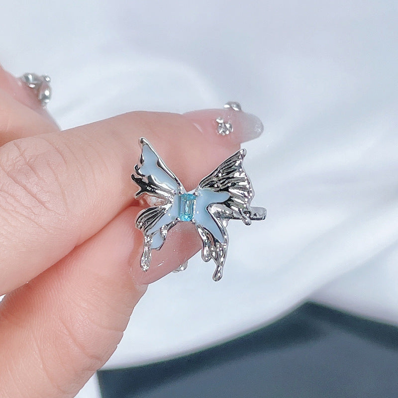 Women's Irregular Butterfly Opening Cold Style Fashionable Rings