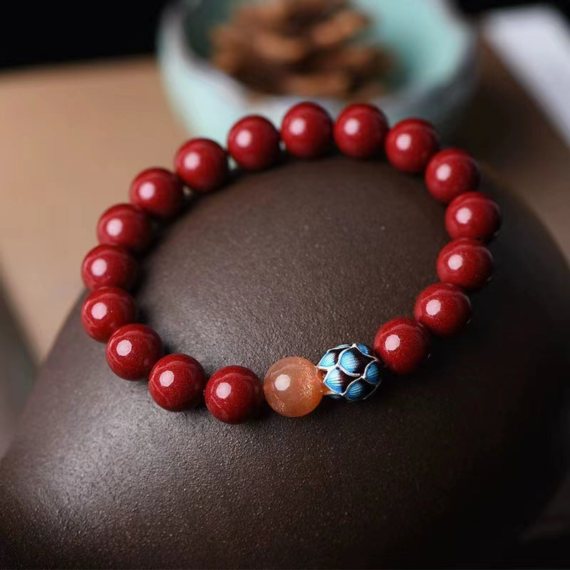 Women's & Men's Gold Sand Safe Ashore Lotus Live Bracelets