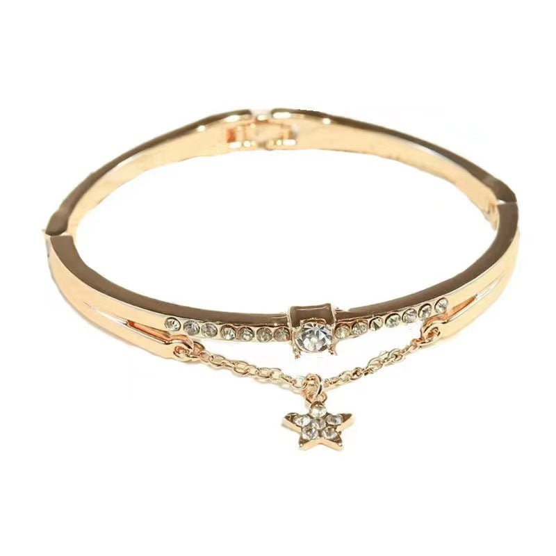 Fashion Bangle Stylish Simple Versatile Watch Bracelets