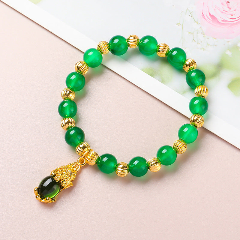 Hare Chic Style Life Crystal Online Bracelets