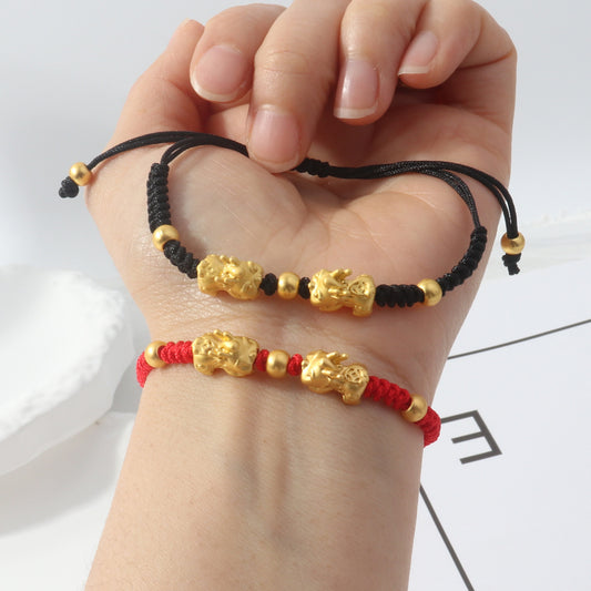 Women's & Men's Couple National Fashion Ethnic Style Money Drawing Bracelet