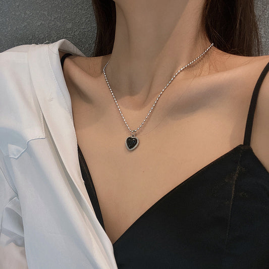 White Gold Color Chain Clavicle Simple Necklaces